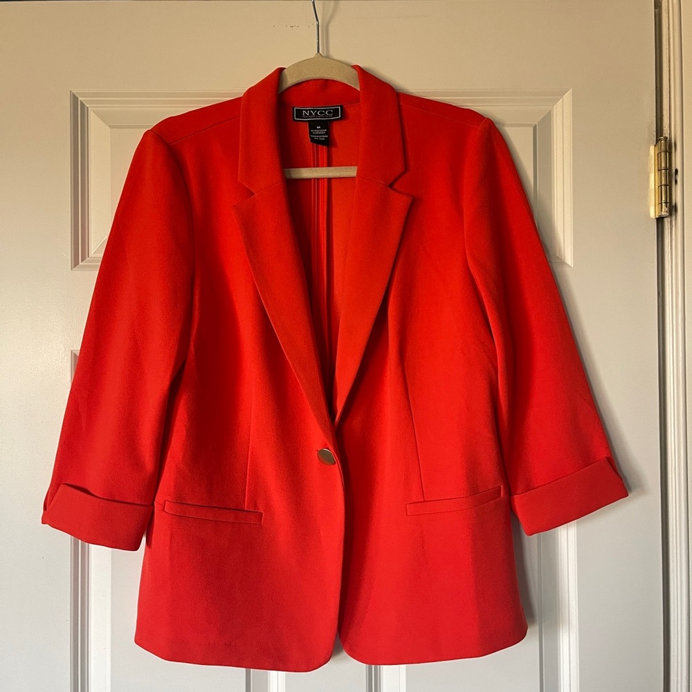 New York Clothing Company Orange Suit jacket